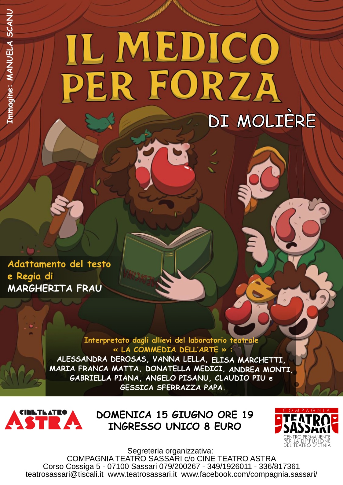 Il Medico Per Forza LOCANDINA A3